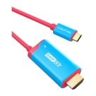 Кабель-адаптер CABLETIME USB-C — HDMI (2 м) - фото 6